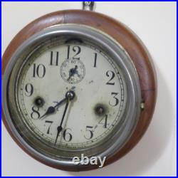 Antique Seth Thomas, Gallery Clock, Time Only, 8 Day, Runs, 8 Case