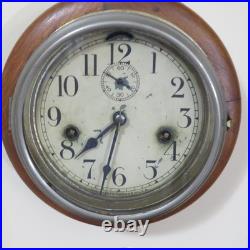 Antique Seth Thomas, Gallery Clock, Time Only, 8 Day, Runs, 8 Case