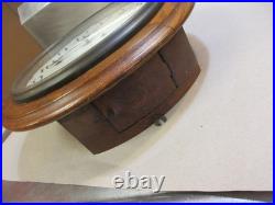 Antique Seth Thomas Gallery Wall Clock Oak Painted Dial Original Finish Runs