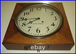 Antique Seth Thomas Gallery Wall Regulator Clock 8-Day, Time Piece, Key-wind