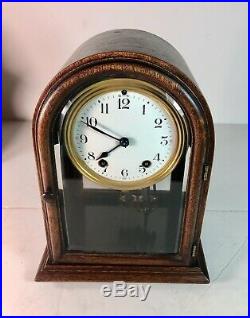Antique Seth Thomas Galway Cabinet Mantel Crystal Regulator Clock, C1915