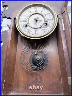 Antique Seth Thomas Gingerbread 8-Day Mantel Clock Antique 19th Century