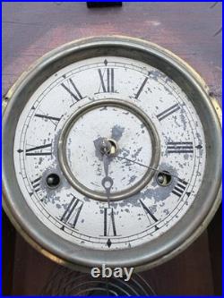 Antique Seth Thomas Gingerbread 8-Day Mantel Clock Antique 19th Century