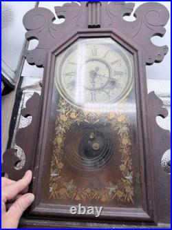 Antique Seth Thomas Gingerbread 8-Day Mantel Clock Antique 19th Century
