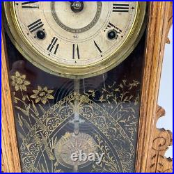 Antique Seth Thomas Gingerbread Clock 9981 Working Chimes Provenance Circa 1898