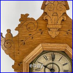 Antique Seth Thomas Gingerbread Clock 9981 Working Chimes Provenance Circa 1898