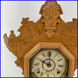 Antique Seth Thomas Gingerbread Clock 9981 Working Chimes Provenance Circa 1898