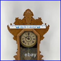 Antique Seth Thomas Gingerbread Clock 9981 Working Chimes Provenance Circa 1898