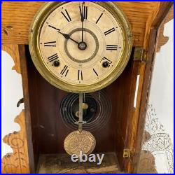 Antique Seth Thomas Gingerbread Clock 9981 Working Chimes Provenance Circa 1898