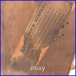 Antique Seth Thomas Gingerbread Clock 9981 Working Chimes Provenance Circa 1898