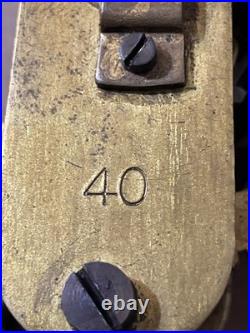 Antique Seth Thomas Globe Long Drop Regulator Clock Movement Parts #40 Long Run