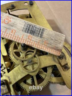 Antique Seth Thomas Globe Long Drop Regulator Clock Movement Parts #40 Long Run