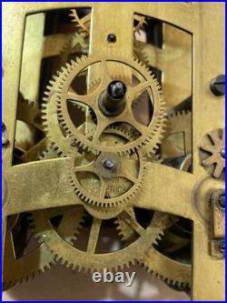 Antique Seth Thomas Globe Long Drop Regulator Clock Movement Parts #40 Long Run