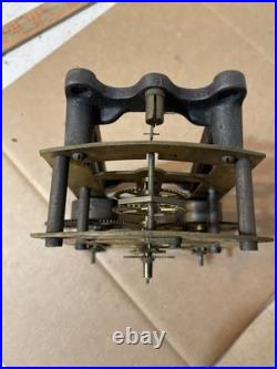 Antique Seth Thomas Globe Long Drop Regulator Clock Movement Parts #40 Long Run