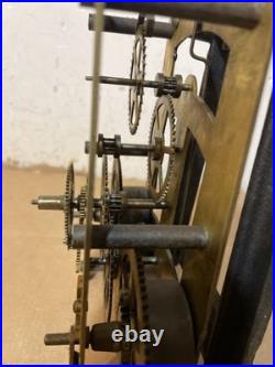 Antique Seth Thomas Globe Long Drop Regulator Clock Movement Parts #40 Long Run