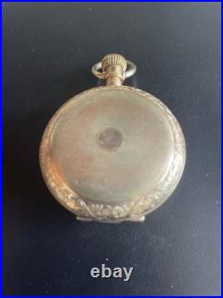 Antique Seth Thomas Gold Filled Pocket Watch Works Well