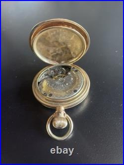 Antique Seth Thomas Gold Filled Pocket Watch Works Well