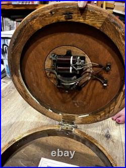 Antique Seth Thomas Hanging Schoolhouse Wall Clock