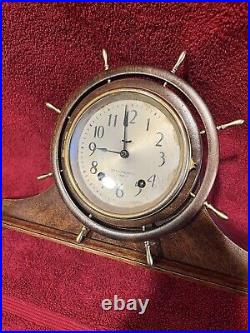 Antique Seth Thomas Hellmsman ships Bell Clock