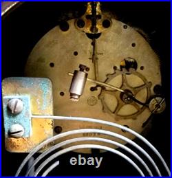 Antique Seth Thomas Imperial 1908-all Metal Clock 21 Inches Antique Seth Thomas Imperial 1908-all Metal Clock 21 Inches