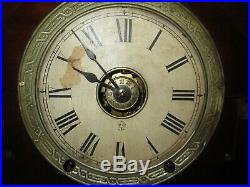 Antique Seth Thomas Kitchen Alarm Clock, 8-Day, Time/Strike