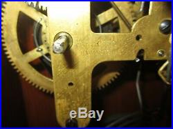 Antique Seth Thomas Kitchen Clock 8-day, Time/strike, Key-wind, Shelf Or Wall