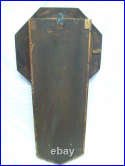 Antique Seth Thomas Long Drop Regulator Wall Clock All Original with Key Working