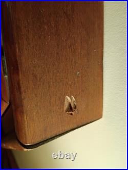 Antique Seth Thomas Long drop octagon wind up clock Made In 1884