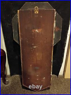 Antique Seth Thomas Long drop octagon wind up clock Made In 1884