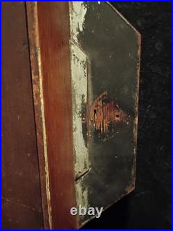 Antique Seth Thomas Long drop octagon wind up clock Made In 1884