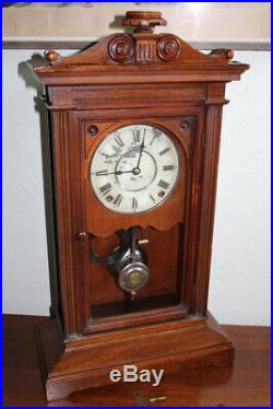 Antique Seth Thomas Mantel City Clock Greek V. P