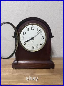 Antique Seth Thomas Mantel Clock (1900-1920) Fully Working Curved Glass & Dial Antique Seth Thomas Mantel Clock (1900-1920) Fully Working Curved Glass & Dial