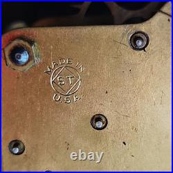Antique Seth Thomas Mantel Clock Adamantine WithKey Tested Working Gong Sounds