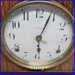Antique Seth Thomas Mantel Clock Adamantine WithKey Tested Working Gong Sounds