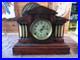 Antique_Seth_Thomas_Mantel_Clock_Large_Adamantine_Finish_Wooden_F_Kroeber_Key_01_cy