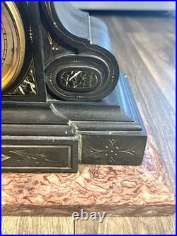 Antique Seth Thomas Mantel Clock Marble Base Art Deco Shelf Clock PARTS