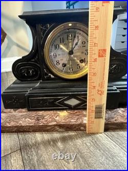 Antique Seth Thomas Mantel Clock Marble Base Art Deco Shelf Clock PARTS