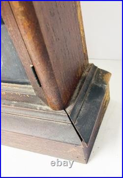 Antique Seth Thomas Mantel Clock Parlor Shelf Clock Reverse Painted Tablet