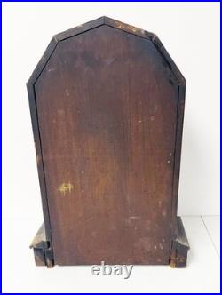 Antique Seth Thomas Mantel Clock Parlor Shelf Clock Reverse Painted Tablet