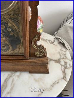 Antique Seth Thomas Mantel Clock with Carved Design