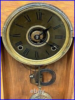 Antique Seth Thomas Mantel Clock with Carved Design