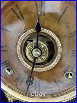 Antique Seth Thomas Mantel Clock with Carved Design