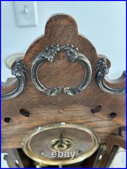 Antique Seth Thomas Mantel Clock with Carved Design