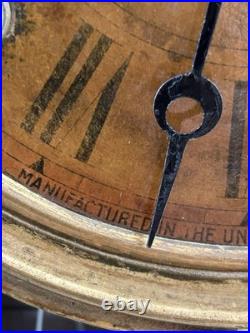 Antique Seth Thomas Mantel Clock with Carved Design