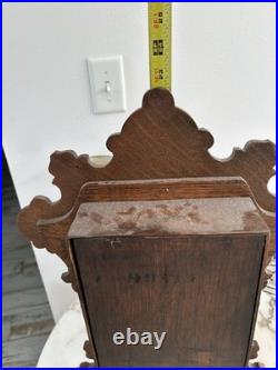 Antique Seth Thomas Mantel Clock with Carved Design