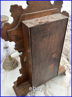 Antique Seth Thomas Mantel Clock with Carved Design