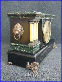 Antique Seth Thomas Mantel Clock with Chime and Gong