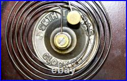 Antique Seth Thomas Mantel Clock with Stenciled Glass c. 1885