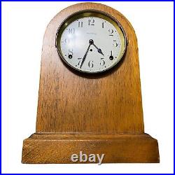 Antique Seth Thomas Mantle Brass Vintage Clock 89 Works Comes As Shown
