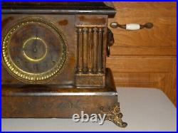 Antique Seth Thomas Mantle Clock 1880's Original Condition NO KEY UNTESTED